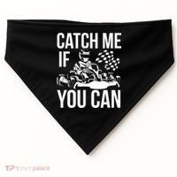 Karting Race Track Kart Racing Catch Me Go Carts Races USA-Made Doggie Bandana thumb 0