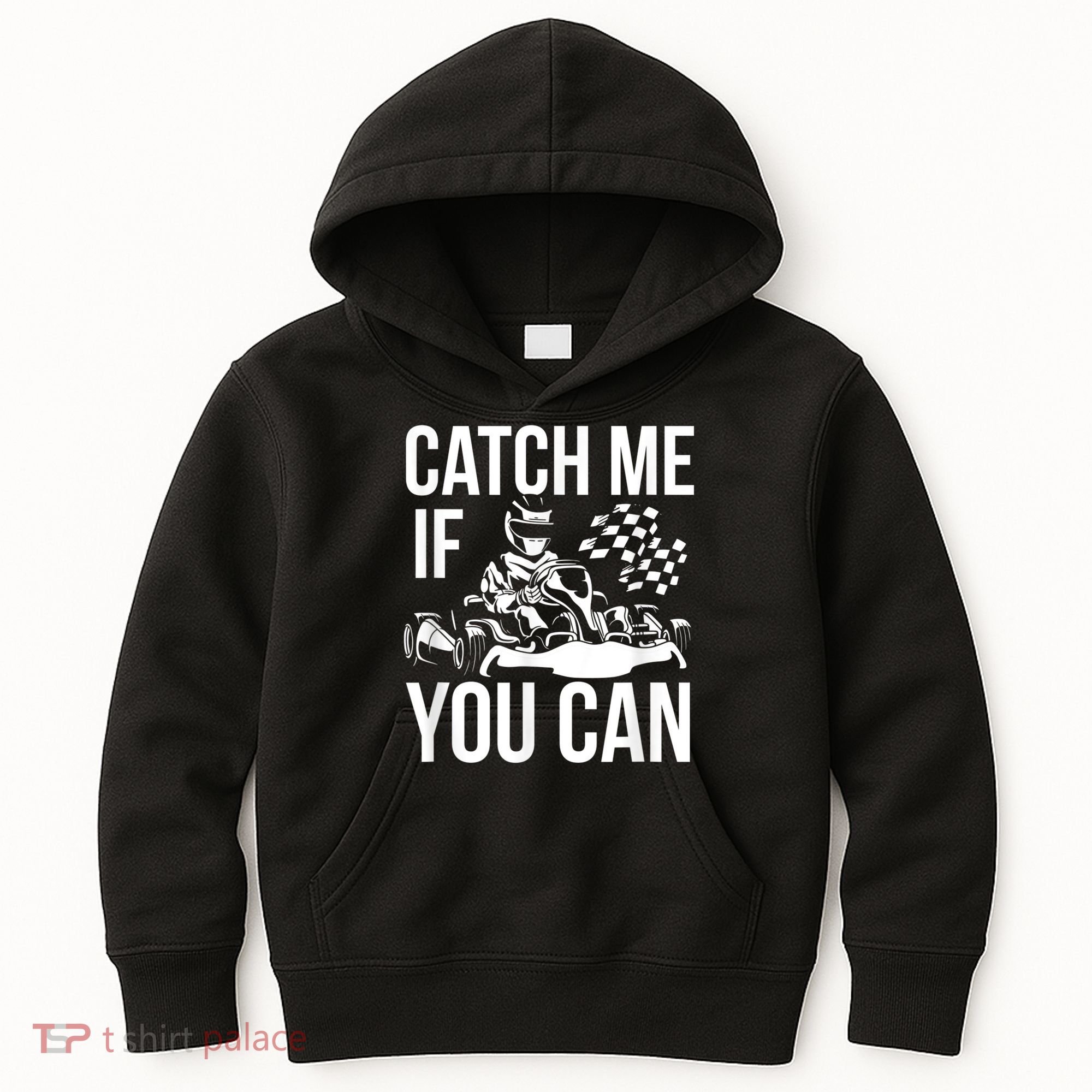 Karting Race Track Kart Racing Catch Me Go Carts Races Kids Hoodie