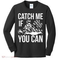 Karting Race Track Kart Racing Catch Me Go Carts Races Kids Long Sleeve Shirt thumb 0