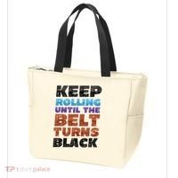 Keep Rolling Until The Belt Turns Black Jiu Jitsu Tote Bag thumb 3