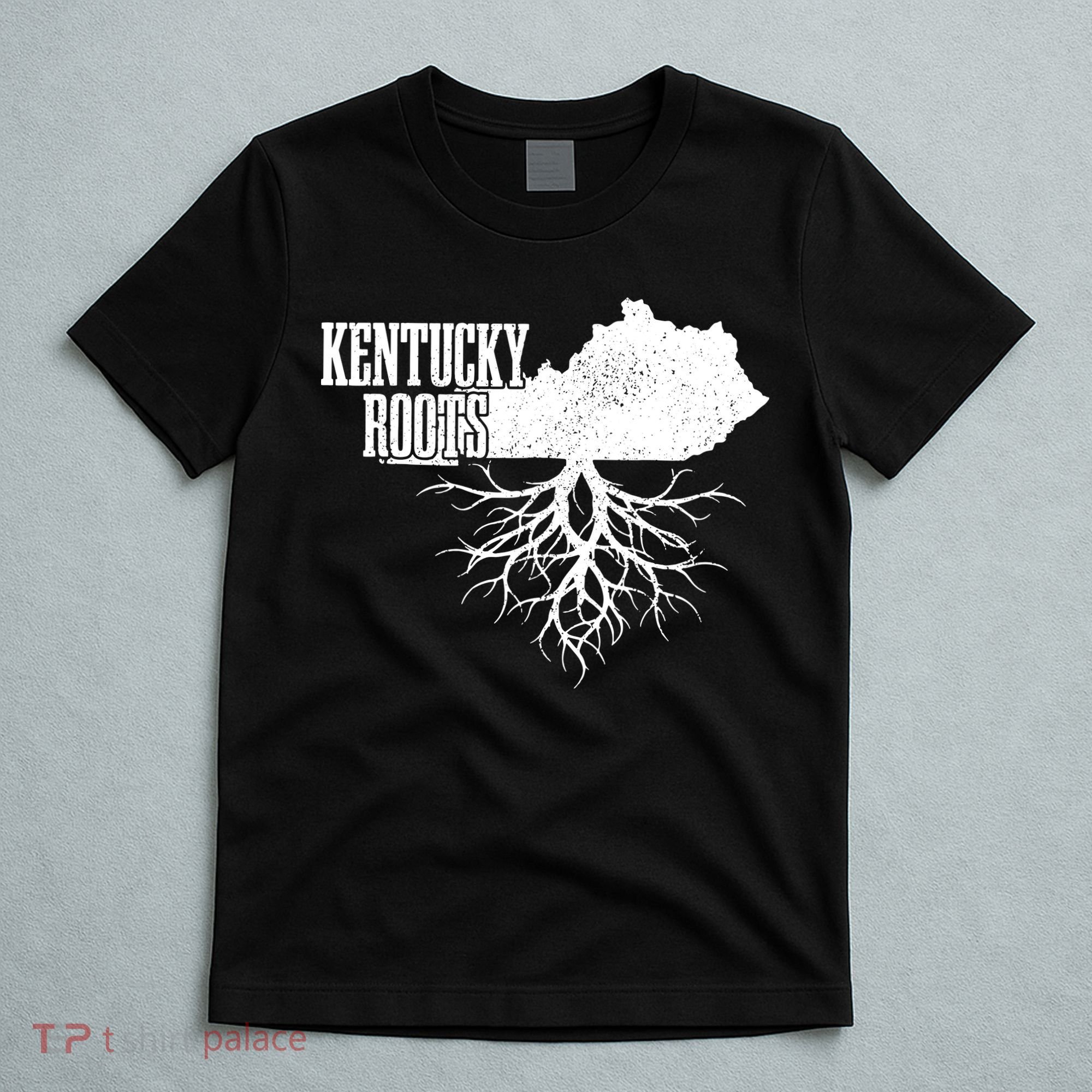 Kentucky Roots Vintage Usa Patriotic Pride State Map Gift T-Shirt