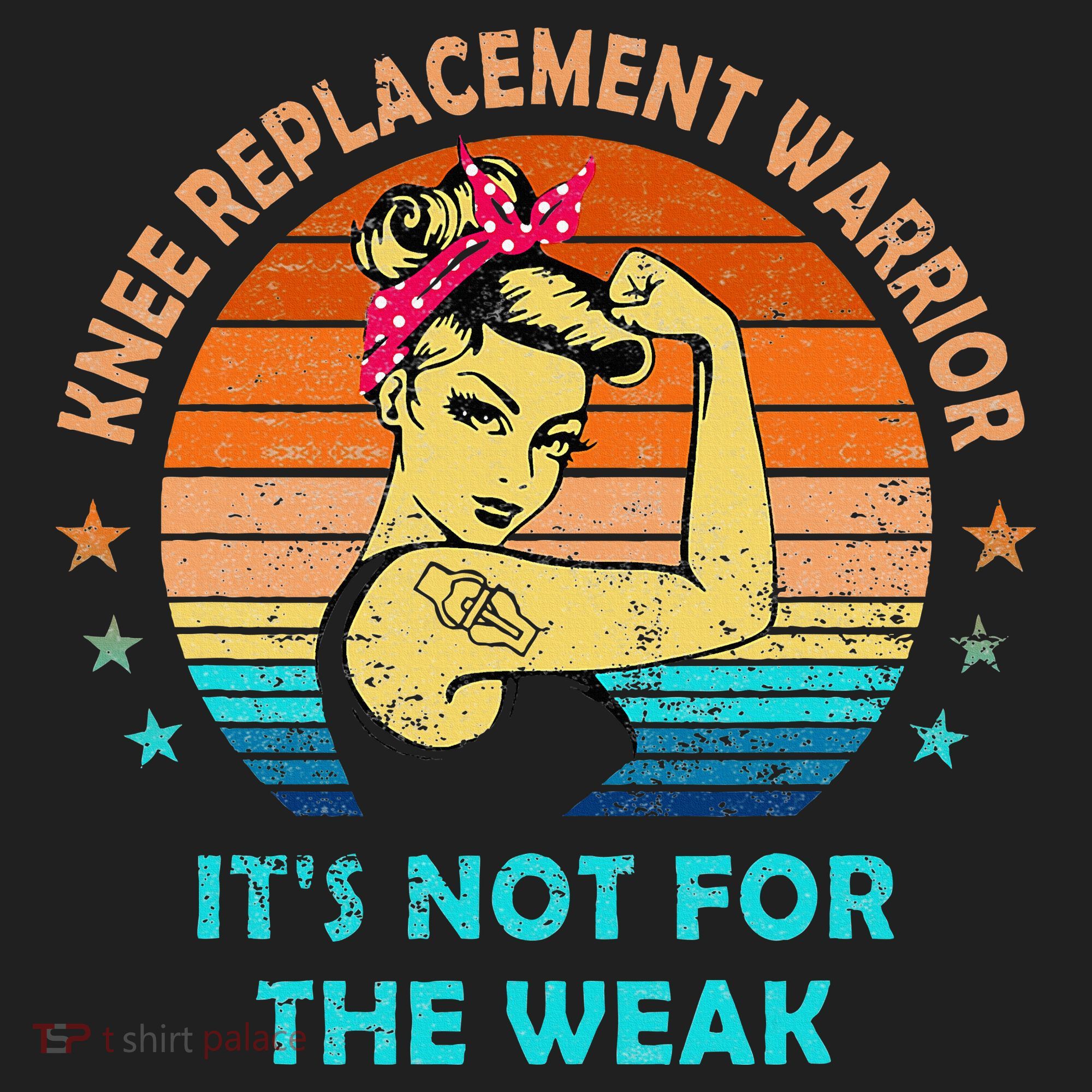 Knee Replacement Warrior ItS Not For The Weak Strong Tumbler