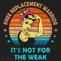 Knee Replacet Warrior ItS Not For The Weak Beanie thumb 2