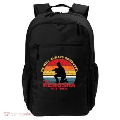 Kyle Rittenhouse We Will Always Remember The Kenosha Hat Trick Backpack