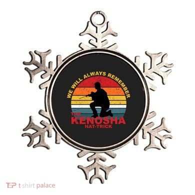 Kyle Rittenhouse We Will Always Remember The Kenosha Hat Trick Ornament
