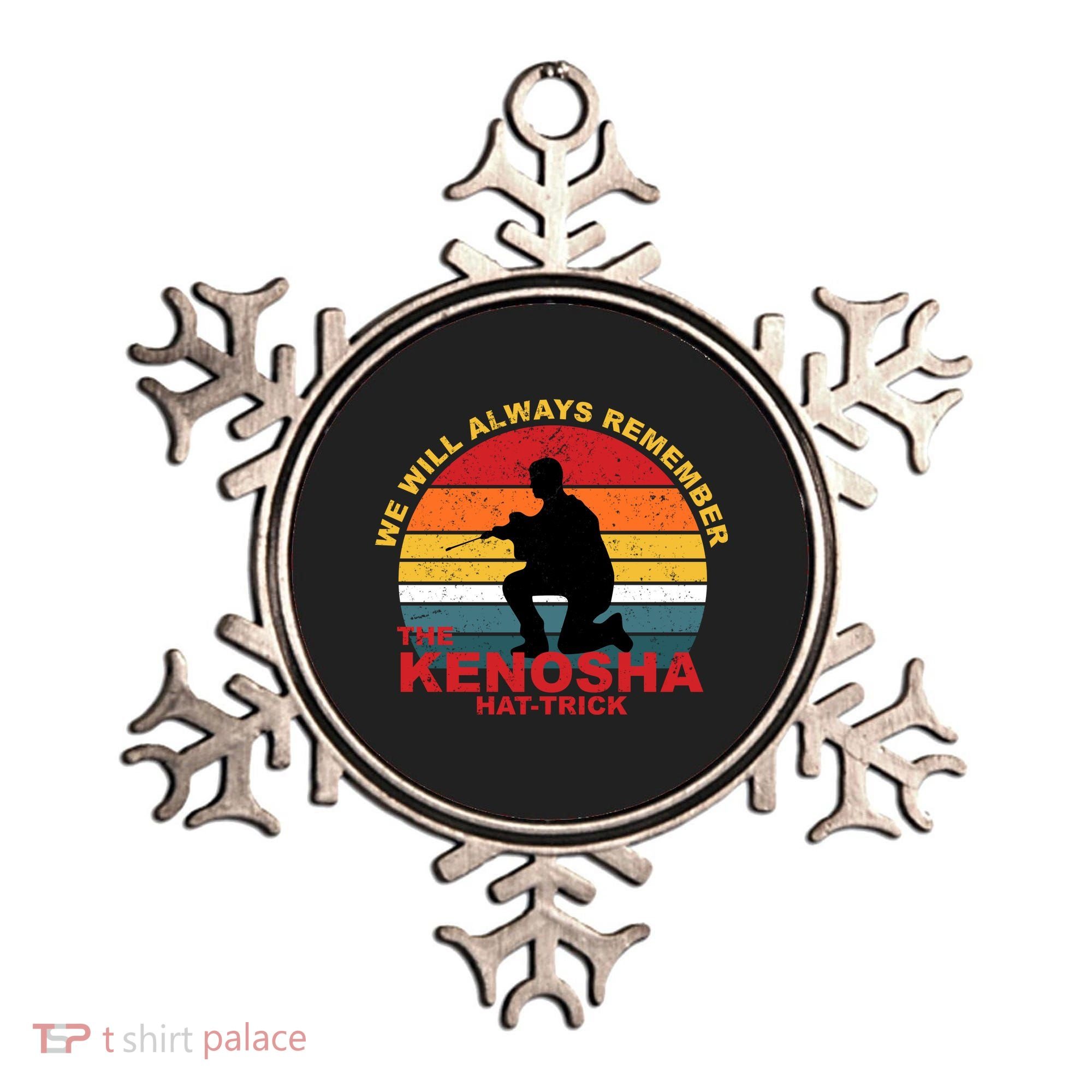 Kyle Rittenhouse We Will Always Remember The Kenosha Hat Trick Ornament
