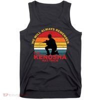Kyle Rittenhouse We Will Always Remember The Kenosha Hat Trick Tank Top thumb 0
