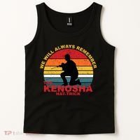 Kyle Rittenhouse We Will Always Remember The Kenosha Hat Trick Tank Top thumb 2
