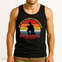 Kyle Rittenhouse We Will Always Remember The Kenosha Hat Trick Tank Top thumb 3
