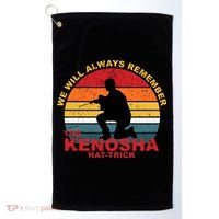 Kyle Rittenhouse We Will Always Remember The Kenosha Hat Trick Golf Towel thumb 0