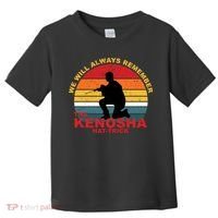 Kyle Rittenhouse We Will Always Remember The Kenosha Hat Trick Toddler T-Shirt thumb 0