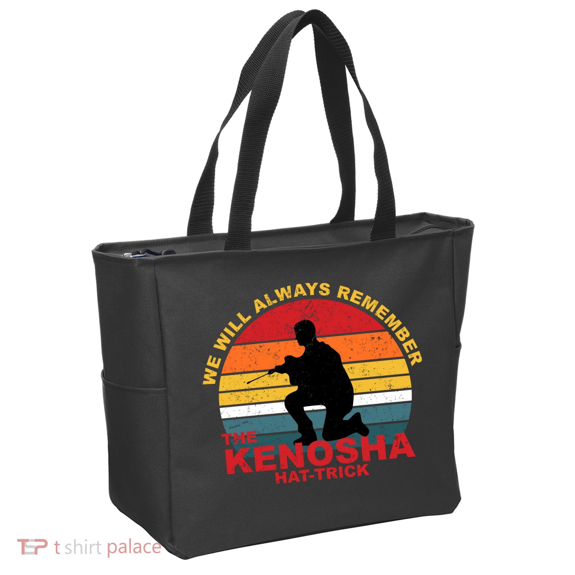 Kyle Rittenhouse We Will Always Remember The Kenosha Hat Trick Tote Bag