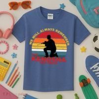 Kyle Rittenhouse We Will Always Remember The Kenosha Hat Trick Kids T-Shirt thumb 3