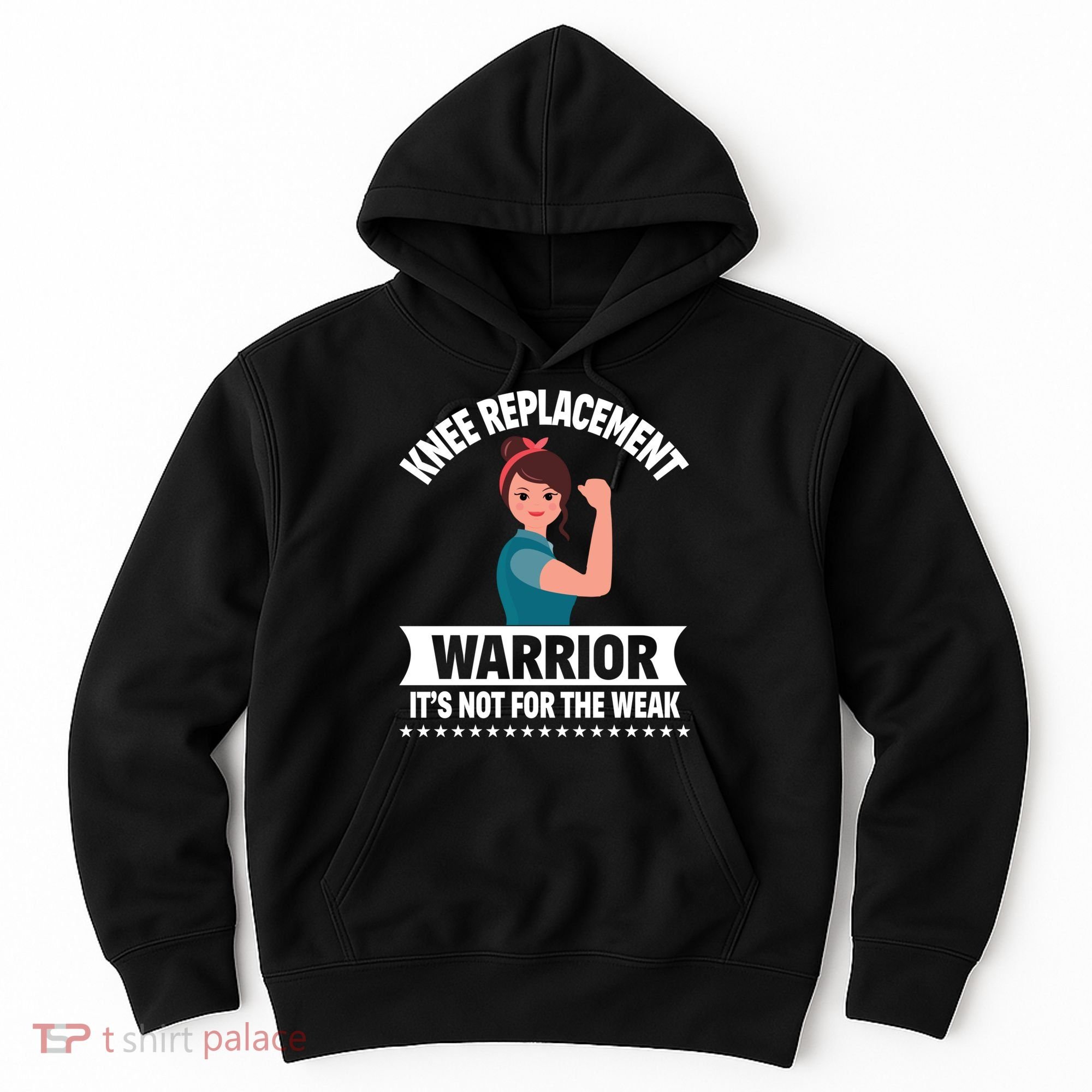 Knee Replacement Warrior Knee Surgery Recovery Get Well Gift Hoodie