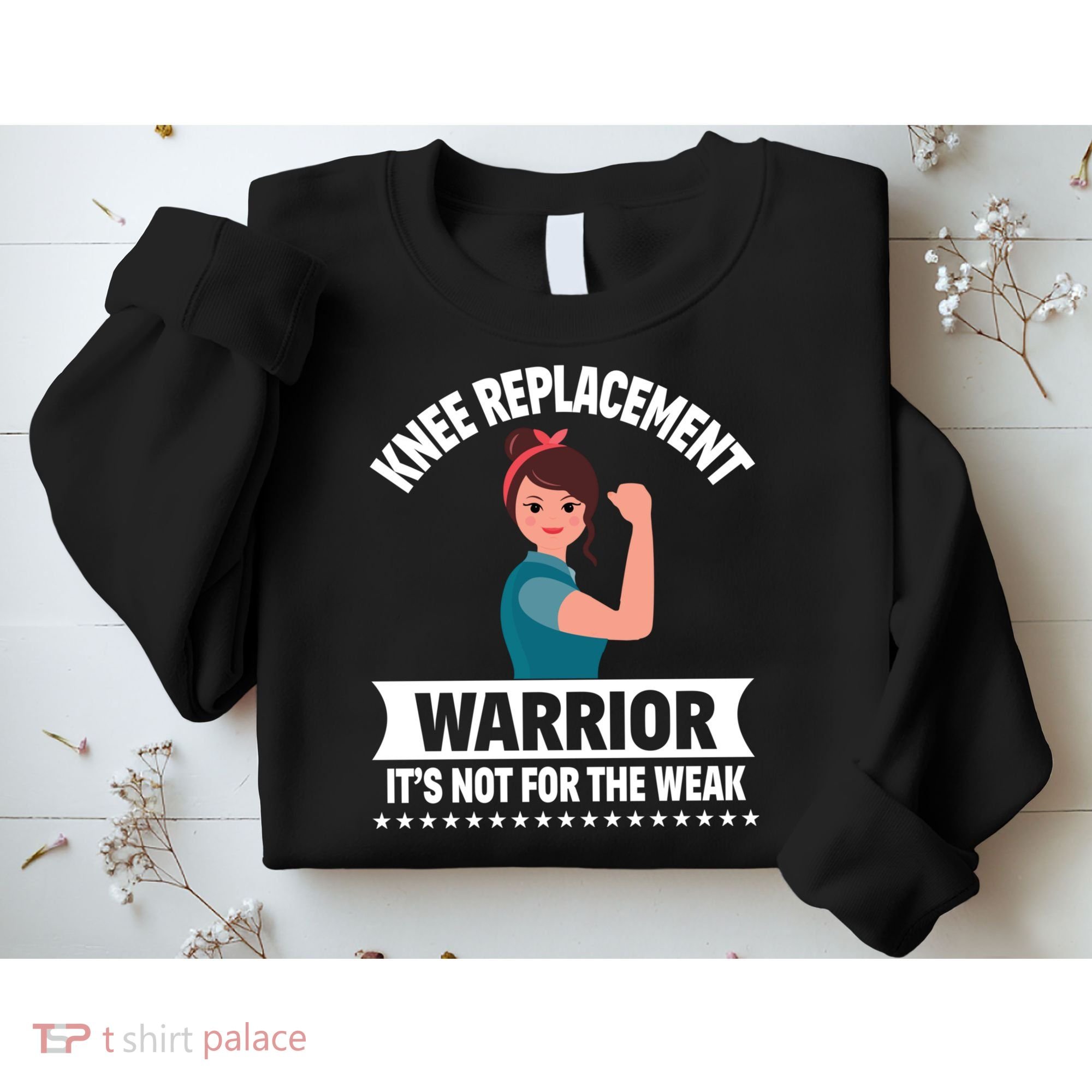 Knee Replacement Warrior Knee Surgery Recovery Get Well Gift Sweatshirt