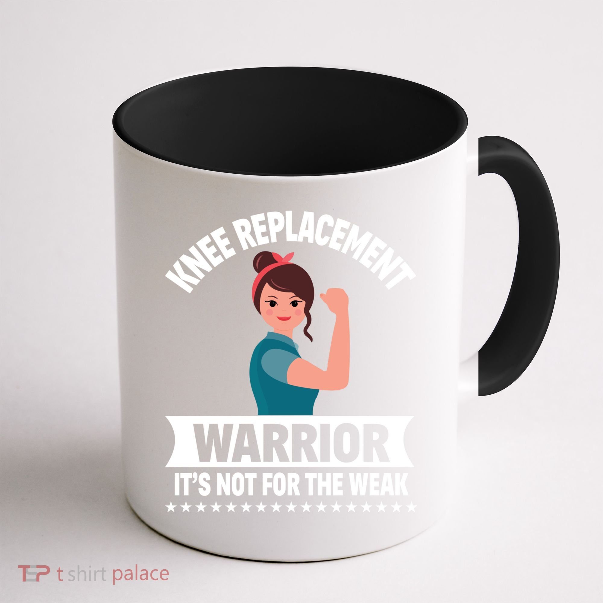 Knee Replacement Warrior Knee Surgery Recovery Get Well Gift Coffee Mug