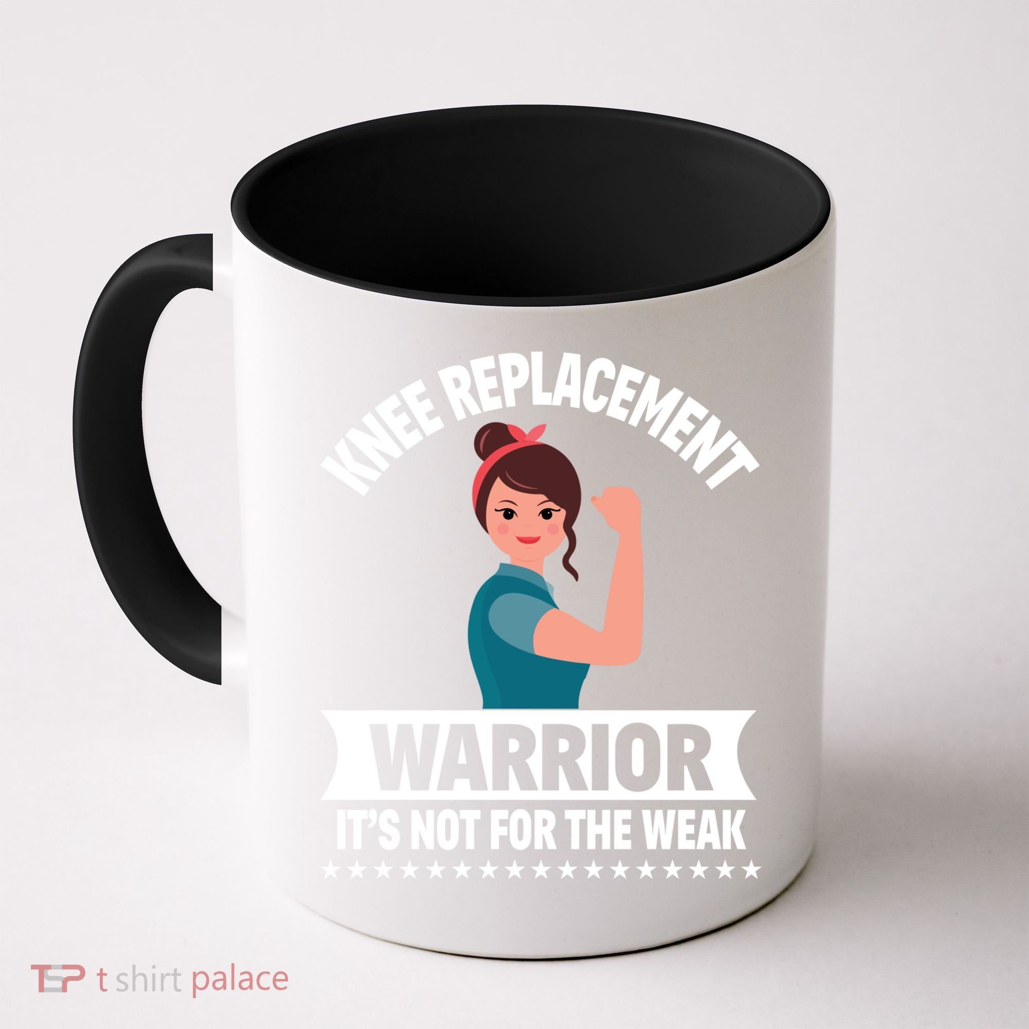 Knee Replacement Warrior Knee Surgery Recovery Get Well Gift Coffee Mug