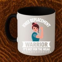 Knee Replacement Warrior Knee Surgery Recovery Get Well Gift Coffee Mug thumb 2