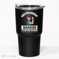 Knee Replacement Warrior Knee Surgery Recovery Get Well Gift Tumbler thumb 0