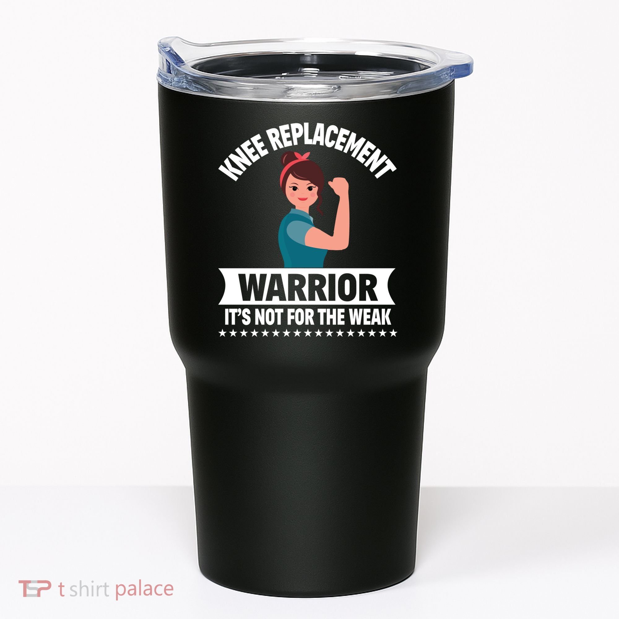 Knee Replacement Warrior Knee Surgery Recovery Get Well Gift Tumbler