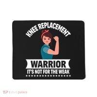 Knee Replacement Warrior Knee Surgery Recovery Get Well Gift Mousepad thumb 0