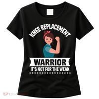 Knee Replacement Warrior Knee Surgery Recovery Get Well Gift Women's T-Shirt thumb 0