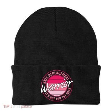 Knee Replacement Warrior Women Knee Surgery Beanie