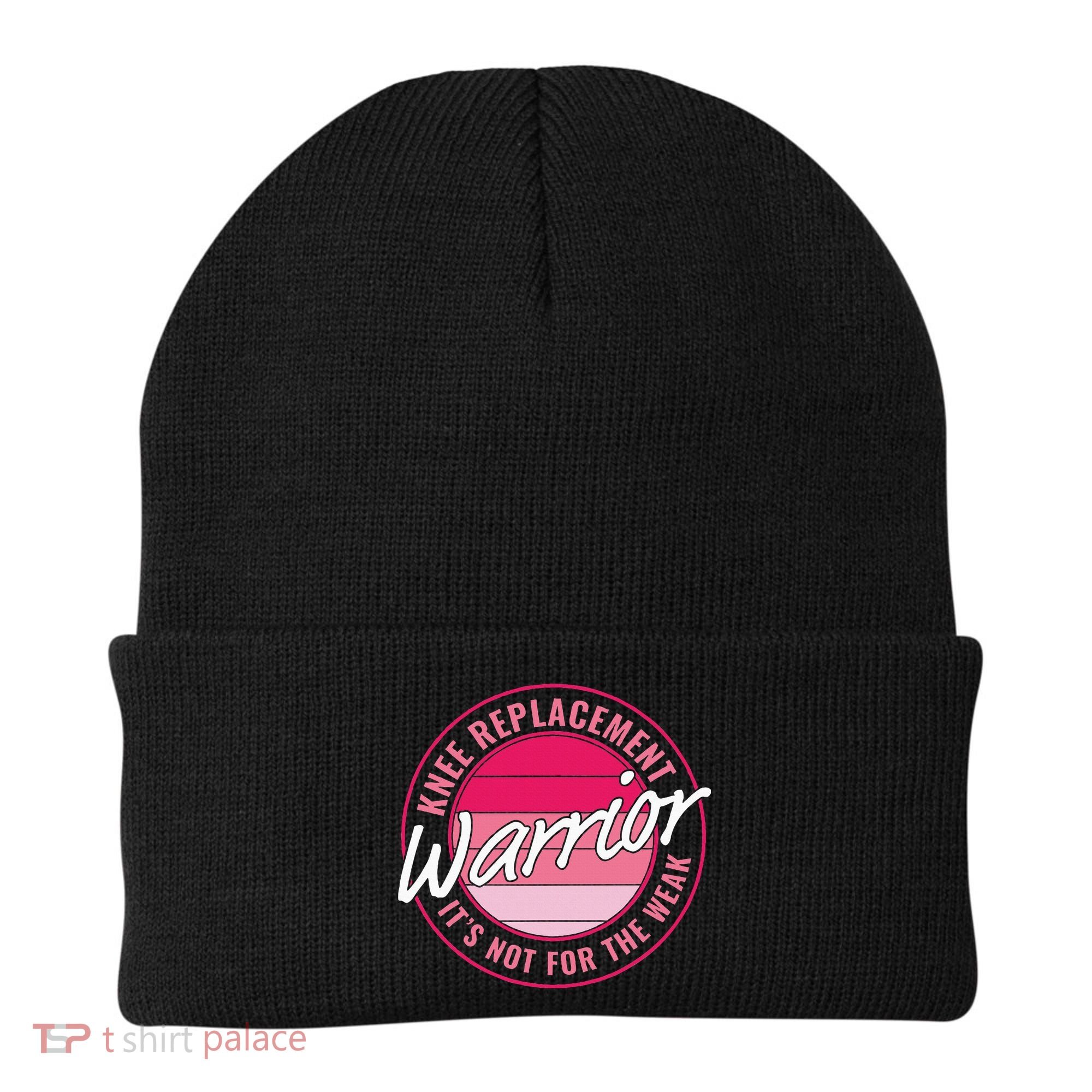 Knee Replacement Warrior Women Knee Surgery Beanie