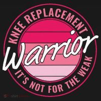 Knee Replacement Warrior Women Knee Surgery Coaster thumb 2