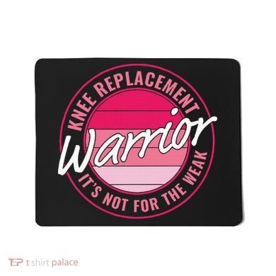 Knee Replacement Warrior Women Knee Surgery Mousepad