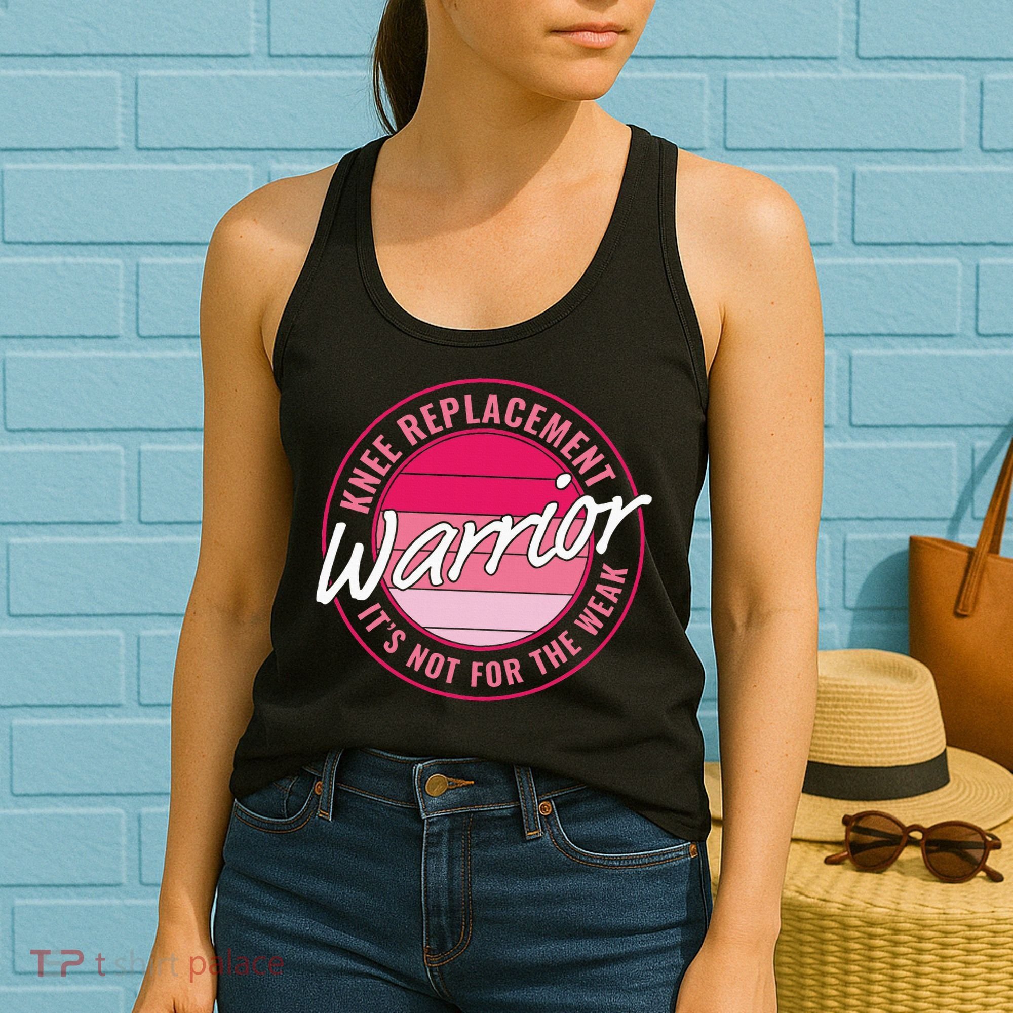 Knee Replacement Warrior Women Knee Surgery Women's Tank Top