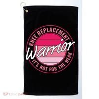 Knee Replacement Warrior Women Knee Surgery Golf Towel thumb 0
