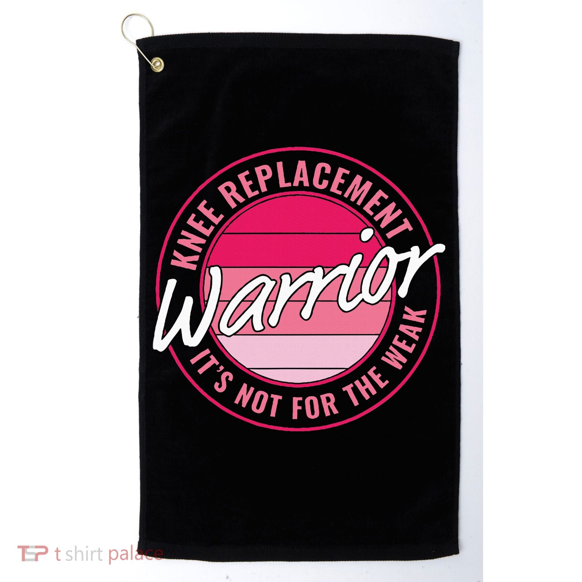 Knee Replacement Warrior Women Knee Surgery Golf Towel