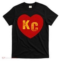 KC Red & Yellow Heart Kansas City Red/yellow heart kc red kc T-Shirt thumb 0