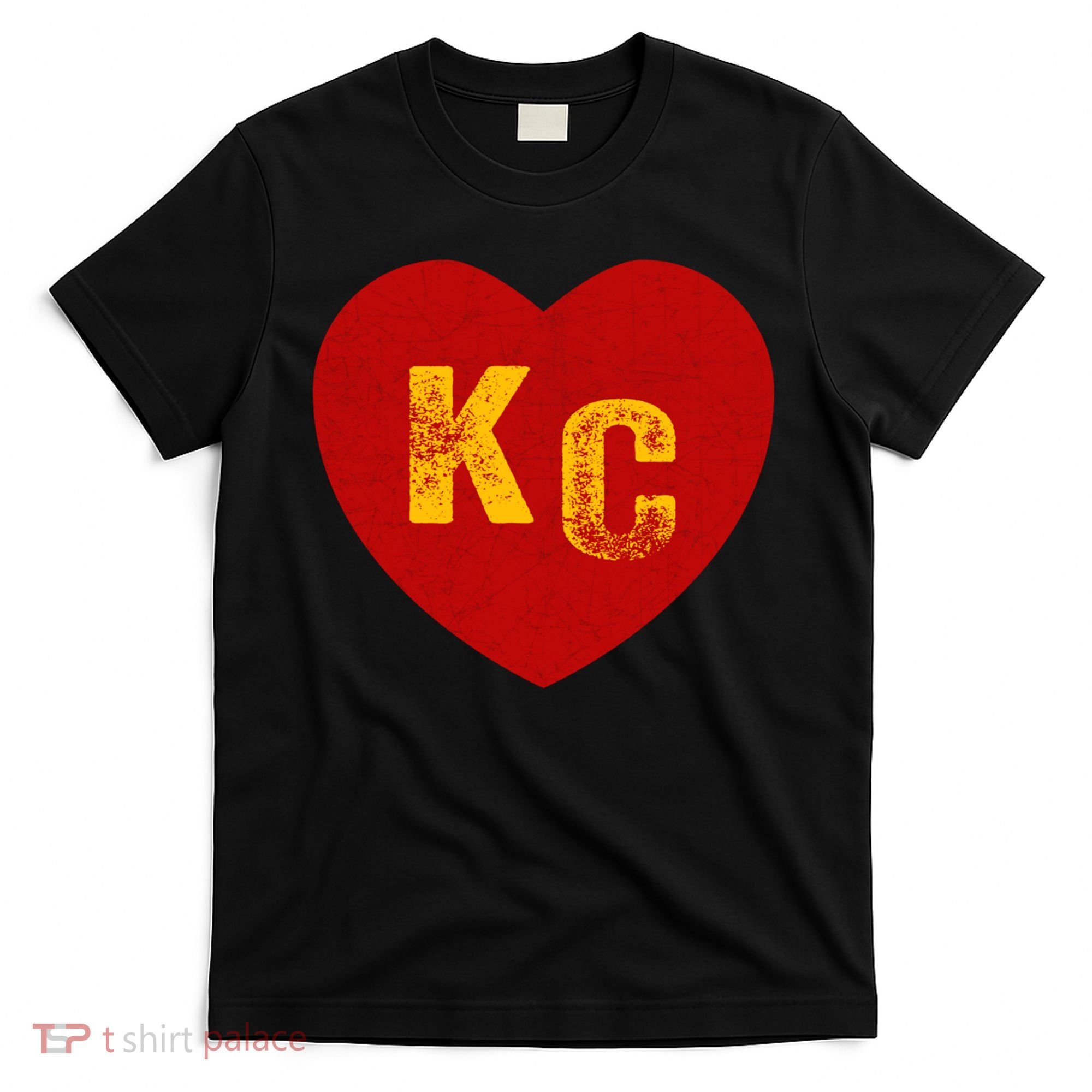 KC Red & Yellow Heart Kansas City Red/yellow heart kc red kc T-Shirt