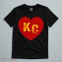 KC Red & Yellow Heart Kansas City Red/yellow heart kc red kc T-Shirt thumb 5