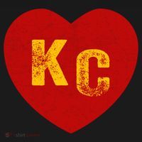 KC Red & Yellow Heart Kansas City Red/yellow heart kc red kc T-Shirt thumb 7