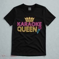 Karaoke Singer 80s Retro Vintage Karaoke Queen T-Shirt thumb 5