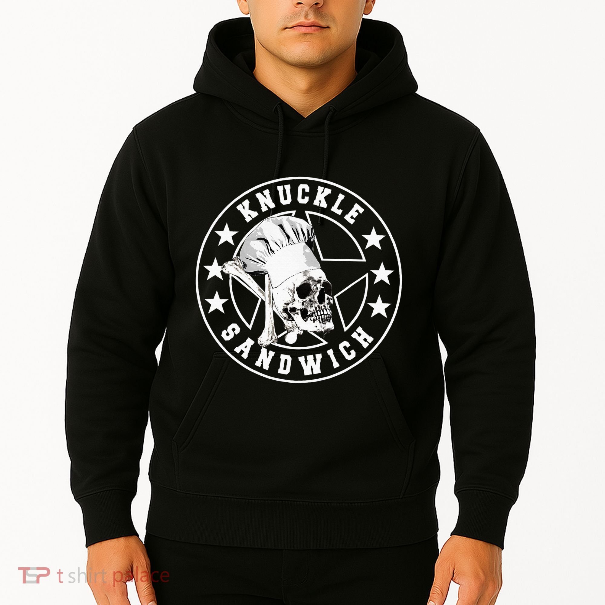 Knuckle Sandwich All Star Knockout White Hoodie