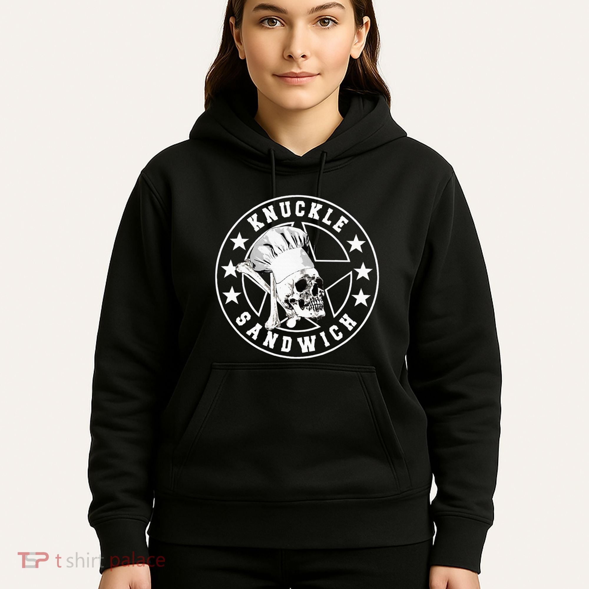 Knuckle Sandwich All Star Knockout White Hoodie