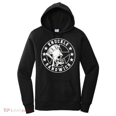 Knuckle Sandwich All Star Knockout White Women's Hoodie