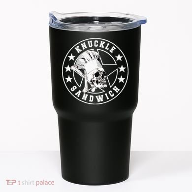Knuckle Sandwich All Star Knockout White Tumbler