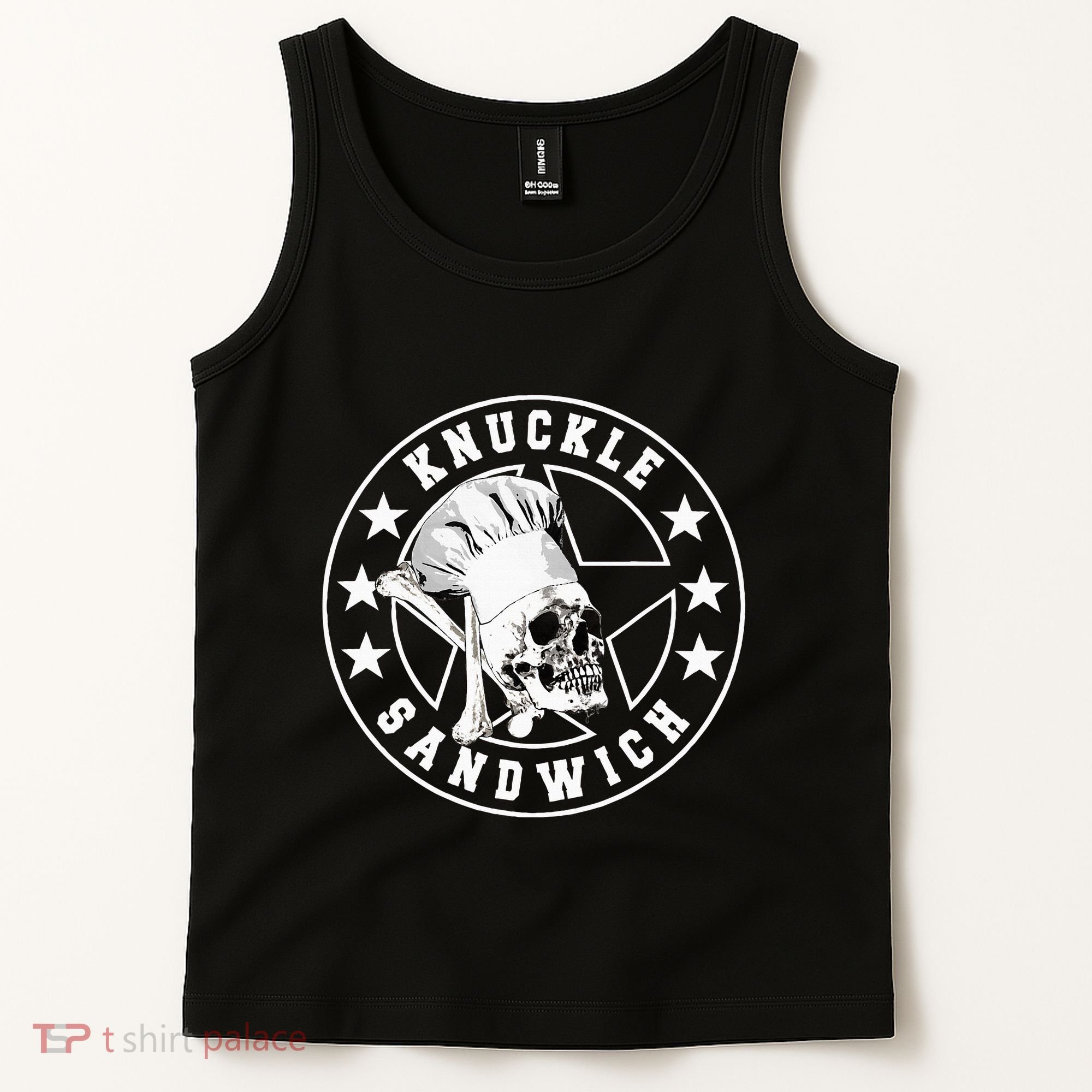 Knuckle Sandwich All Star Knockout White Tank Top