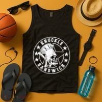 Knuckle Sandwich All Star Knockout White Tank Top thumb 4
