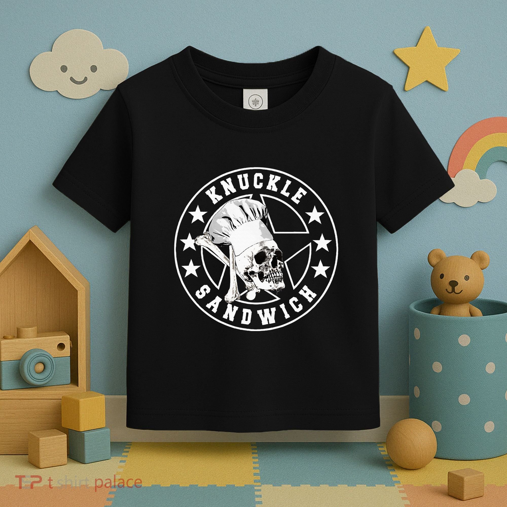 Knuckle Sandwich All Star Knockout White Toddler T-Shirt
