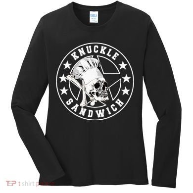 Knuckle Sandwich All Star Knockout White Women's Long Sleeve Shirt