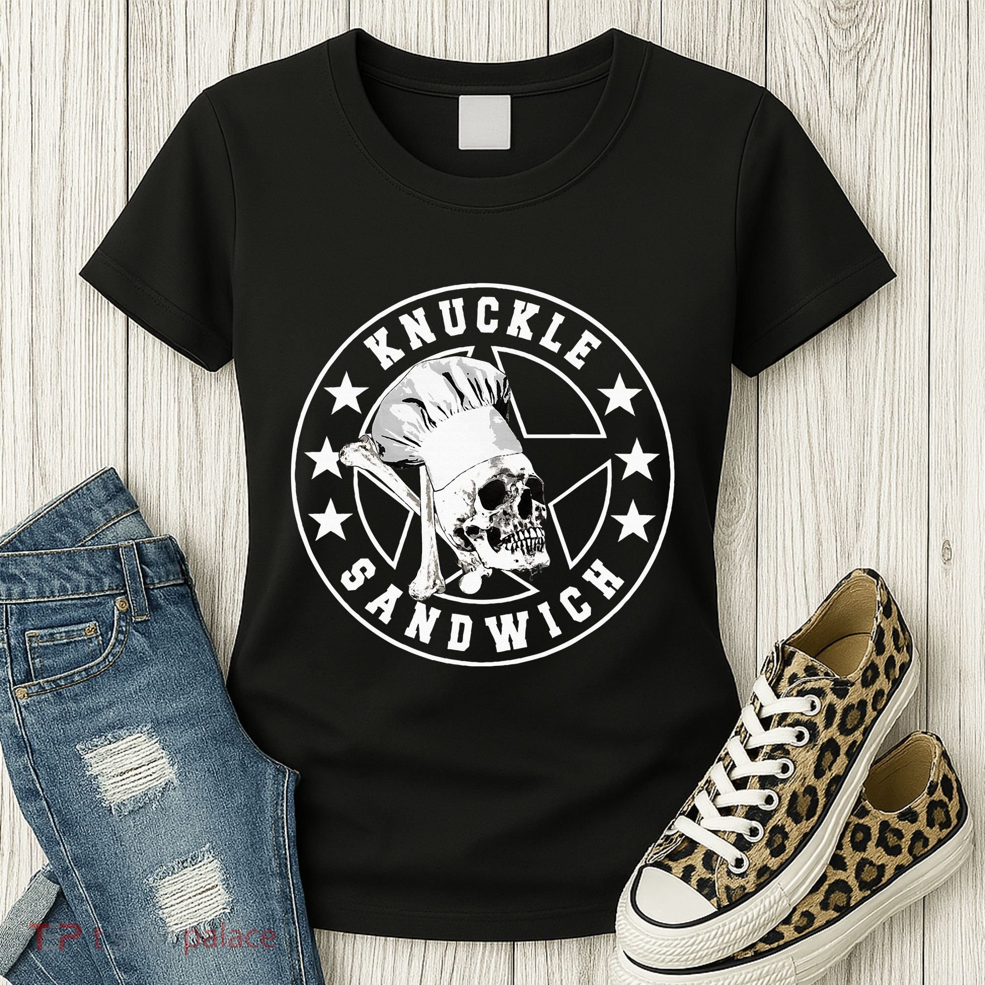 Knuckle Sandwich All Star Knockout White Women's T-Shirt