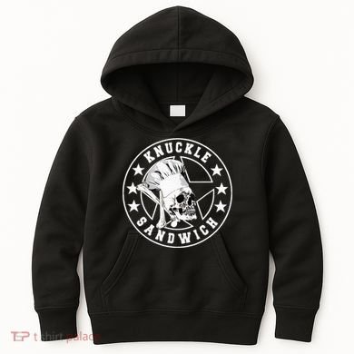 Knuckle Sandwich All Star Knockout White Kids Hoodie