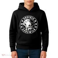 Knuckle Sandwich All Star Knockout White Kids Hoodie thumb 4