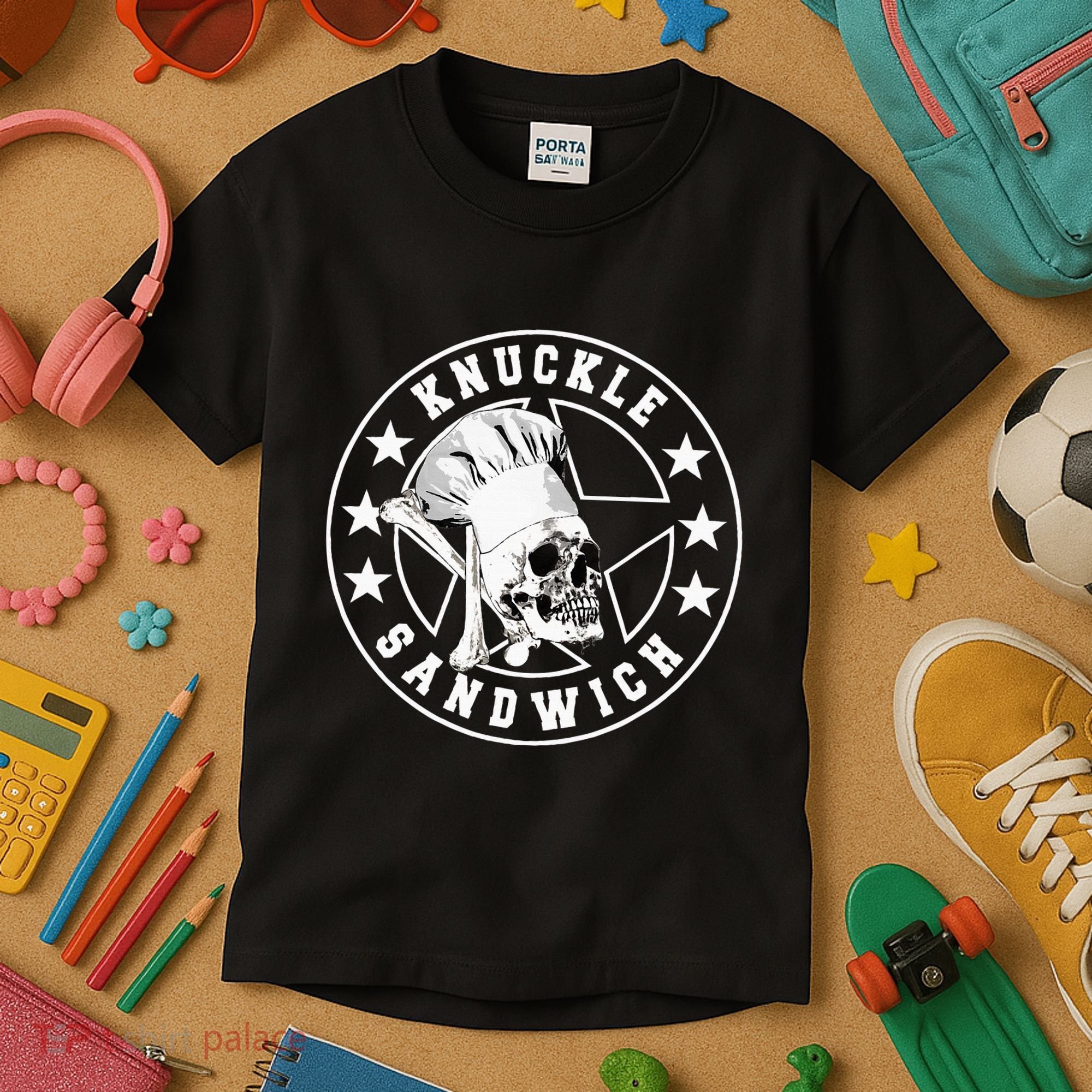 Knuckle Sandwich All Star Knockout White Kids T-Shirt